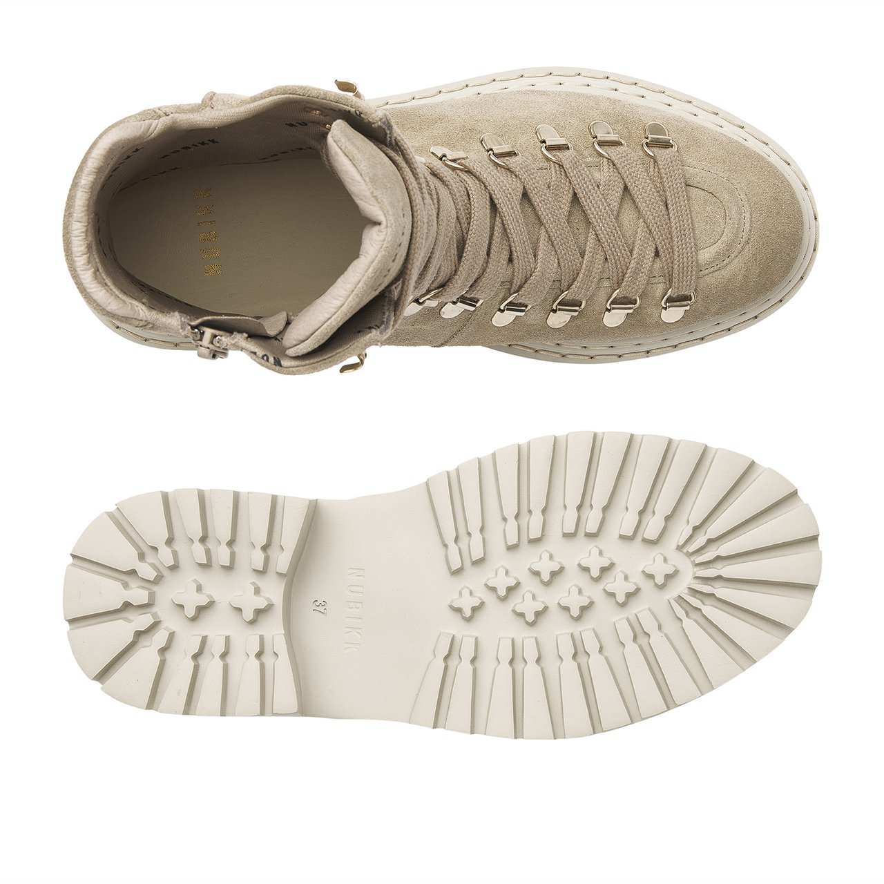 Nubikk Frankie Mountain | Taupe Boots voor Dames Beige