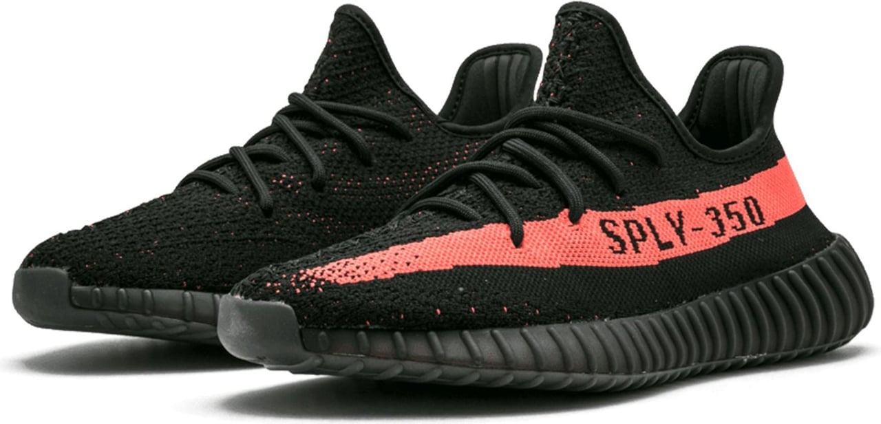 Adidas Yeezy Boost 350 V2 Core Black Red Divers