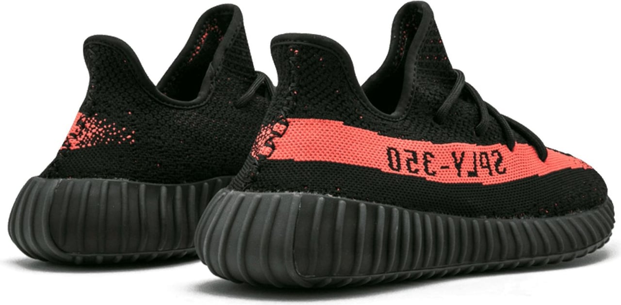 Adidas Yeezy Boost 350 V2 Core Black Red Divers