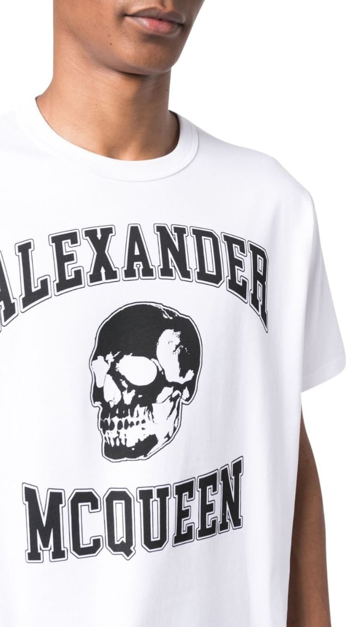Alexander McQueen T-shirts And Polos White Wit