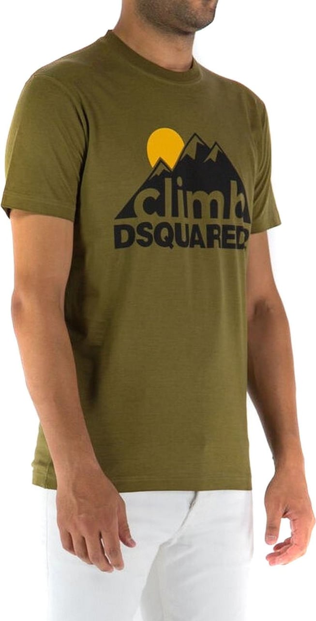 Dsquared2 T-shirt Green Groen