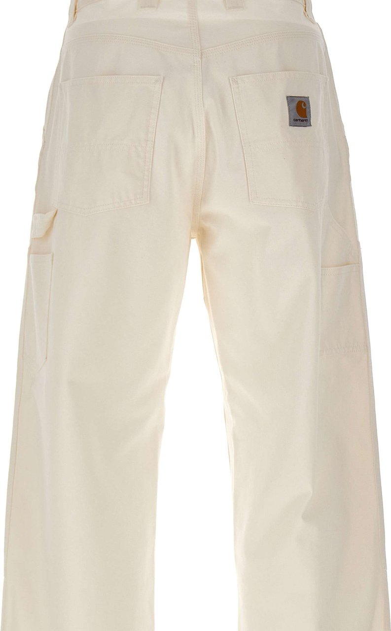 Carhartt Wip Wide Panel Off-white Trousers White Wit