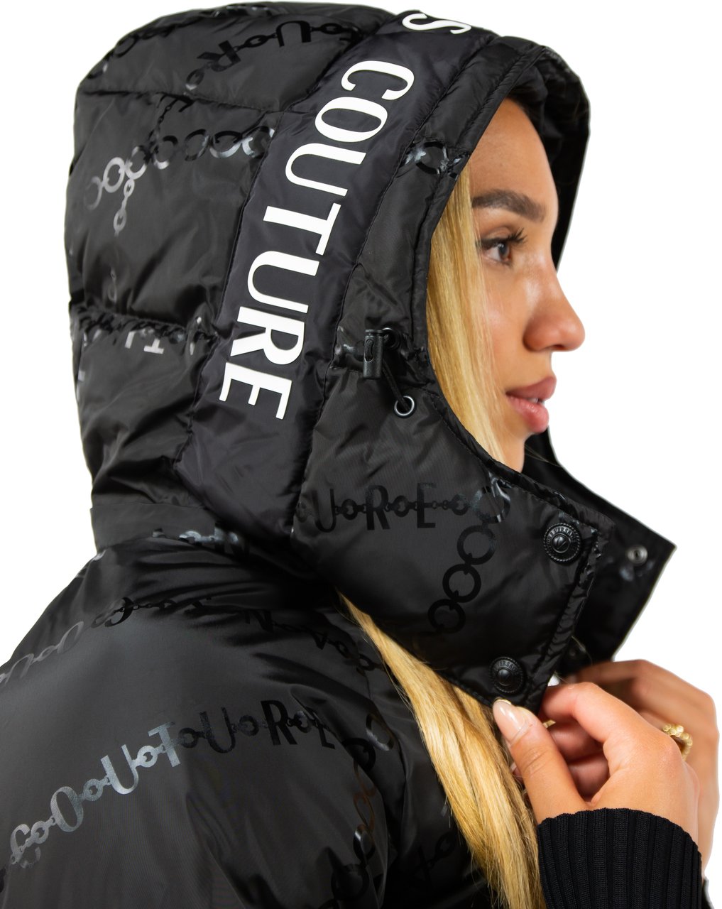 Versace Jeans Couture Piumini Outerwear Zwart