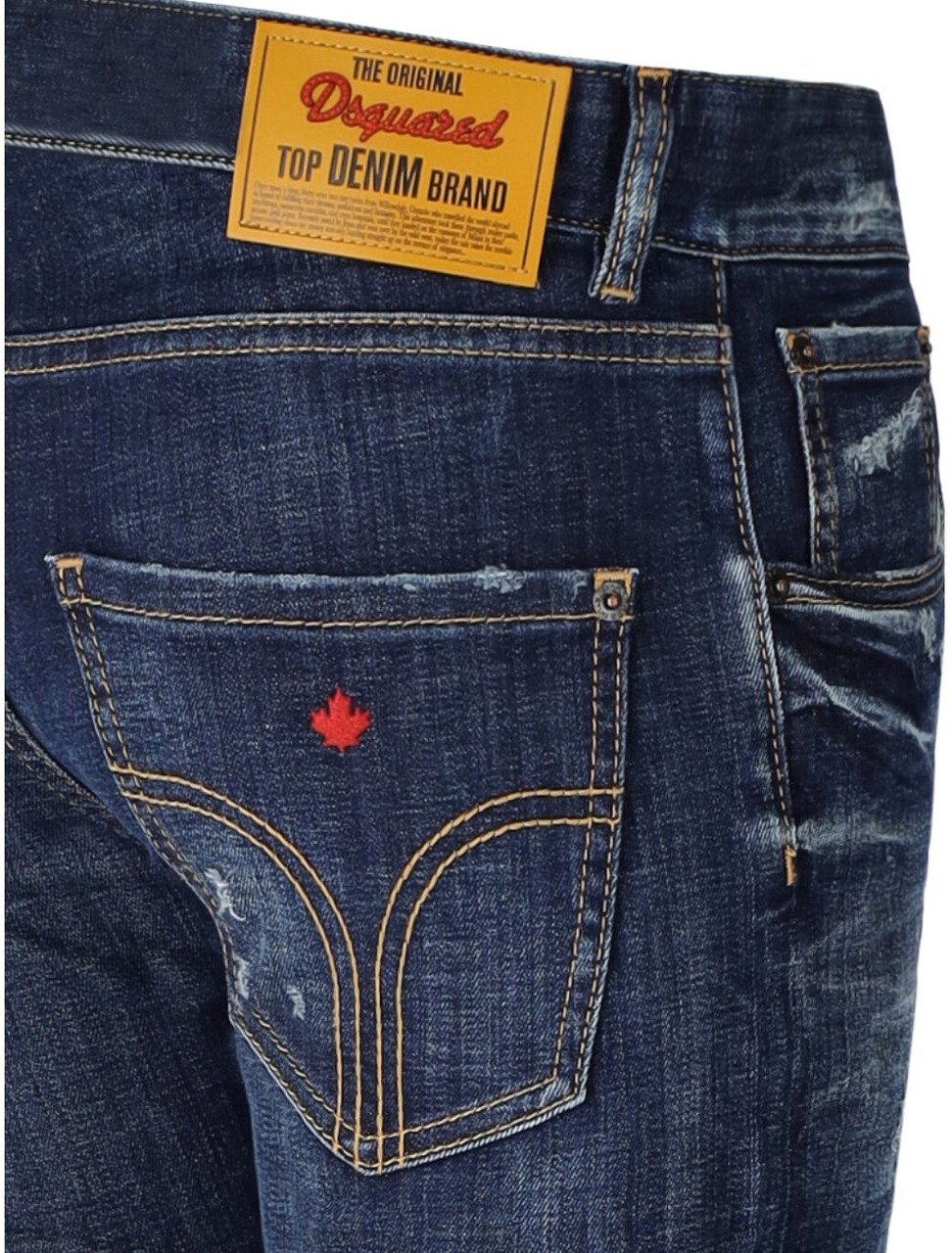 Dsquared2 24/7 Dark Blue Jeans Blue Blauw