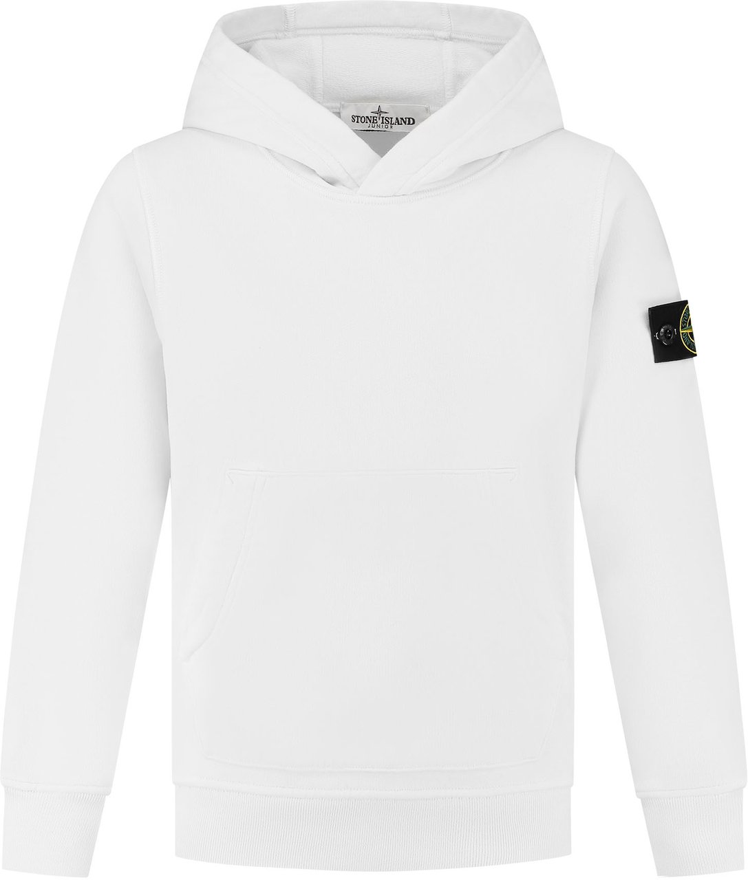 Stone Island Junior Felpa Wit