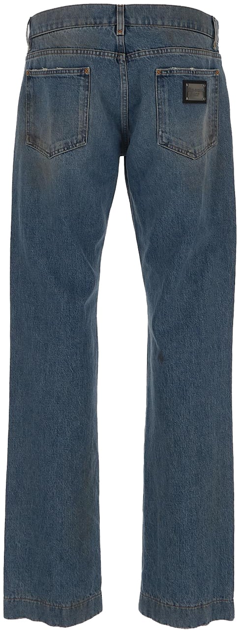 Dolce & Gabbana Dirty Jeans Blauw