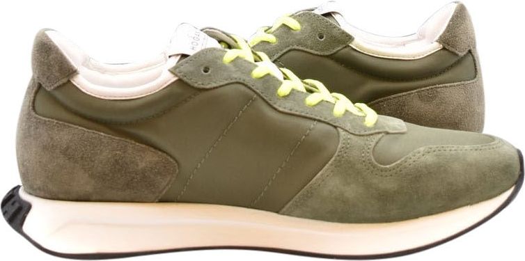 HOGAN Sneakers Retrorun In Camoscio Verde Groen