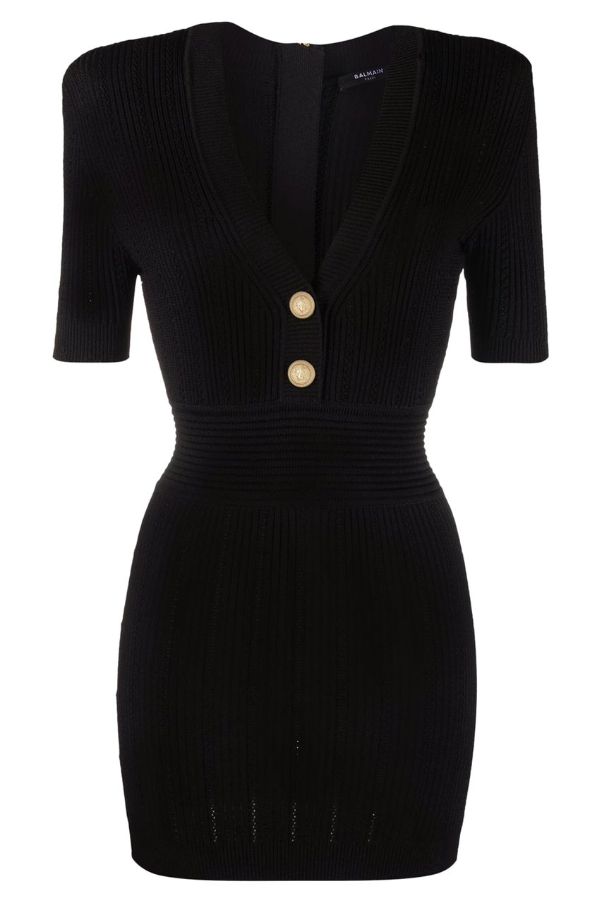 Balmain Dresses Black Zwart