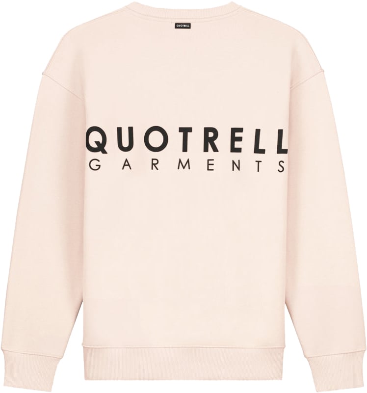 Quotrell Fusa Crewneck | Faded Pink / Black Roze