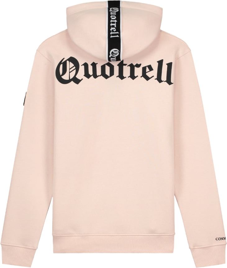 Quotrell Commodore Hoodie | Faded Pink / Black Roze