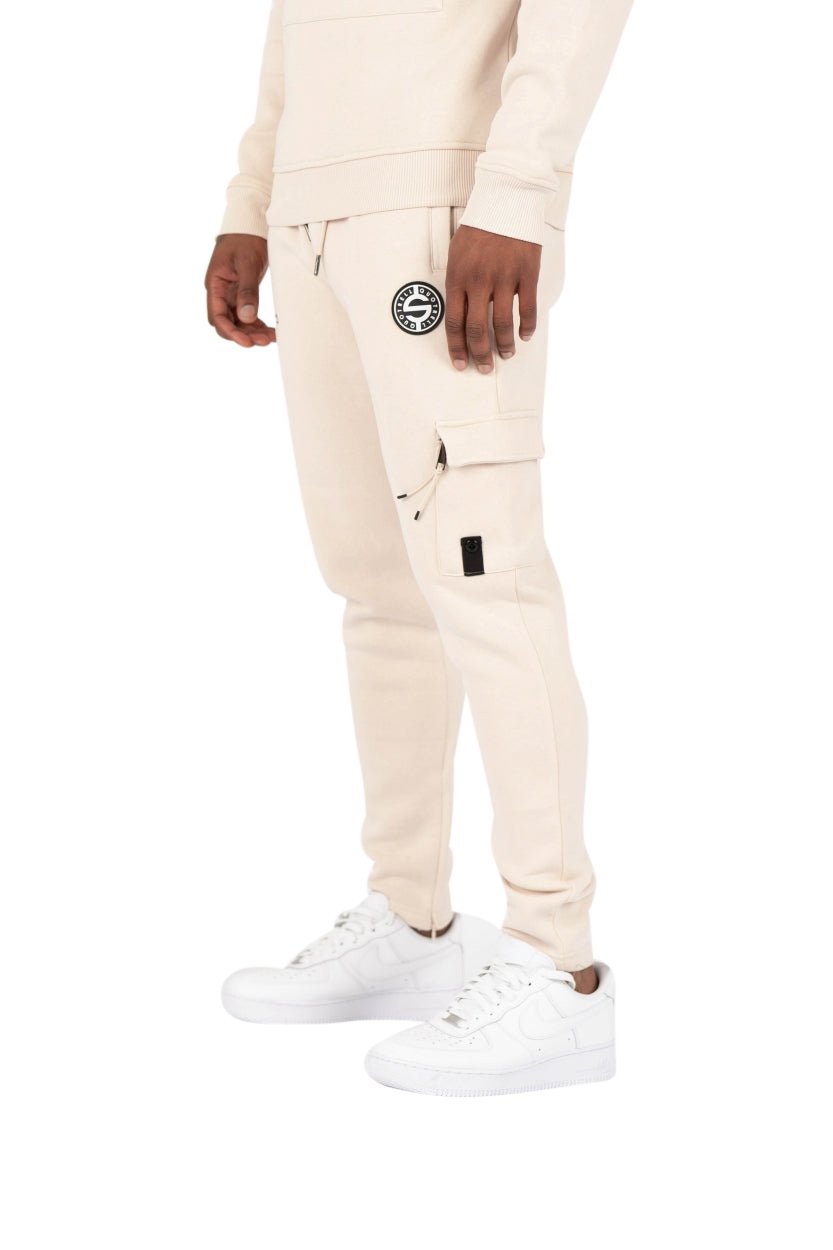 Quotrell Qatar Hoodie + Pants (set) | Beige Beige