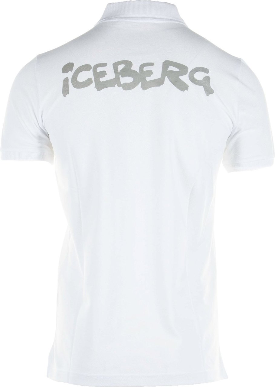 Iceberg Heritage Logo Polo Wit Wit