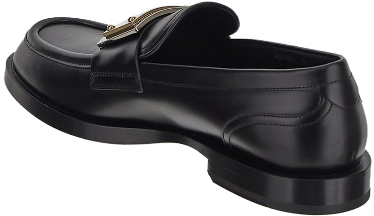 Dolce & Gabbana Flat Shoes Black Zwart