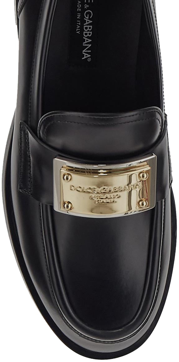 Dolce & Gabbana Flat Shoes Black Zwart