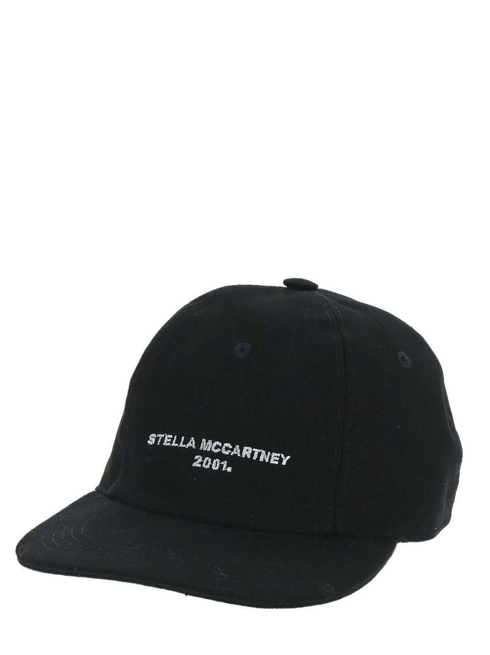Stella McCartney Logo Embroidery Baseball Hat Zwart
