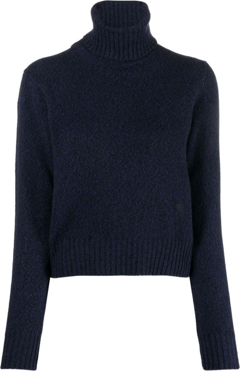 AMI Paris Sweaters Blue Blauw