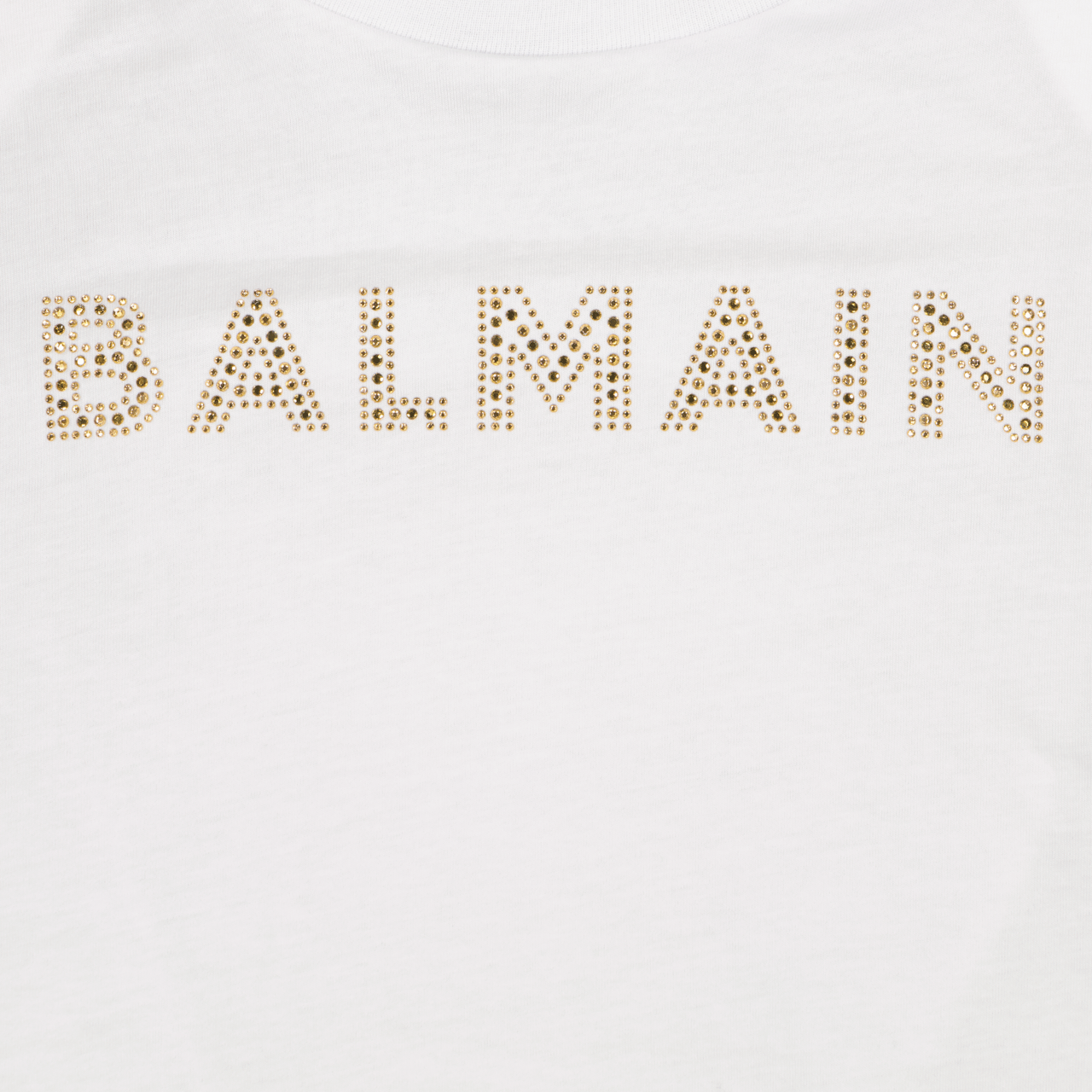 Balmain Cotton T-shirt Wit