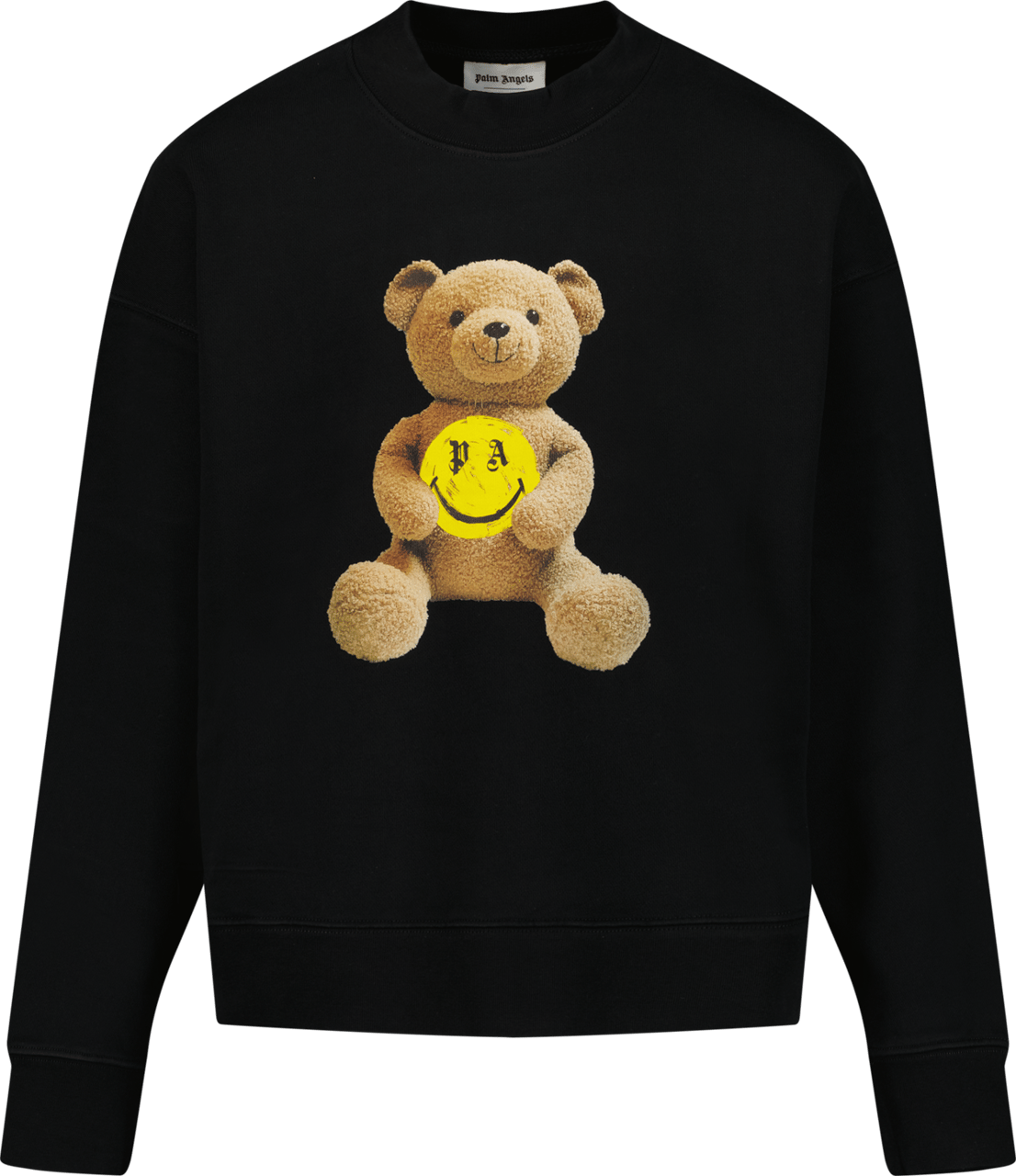 Palm Angels Smiley Bear Sweatshirt Zwart