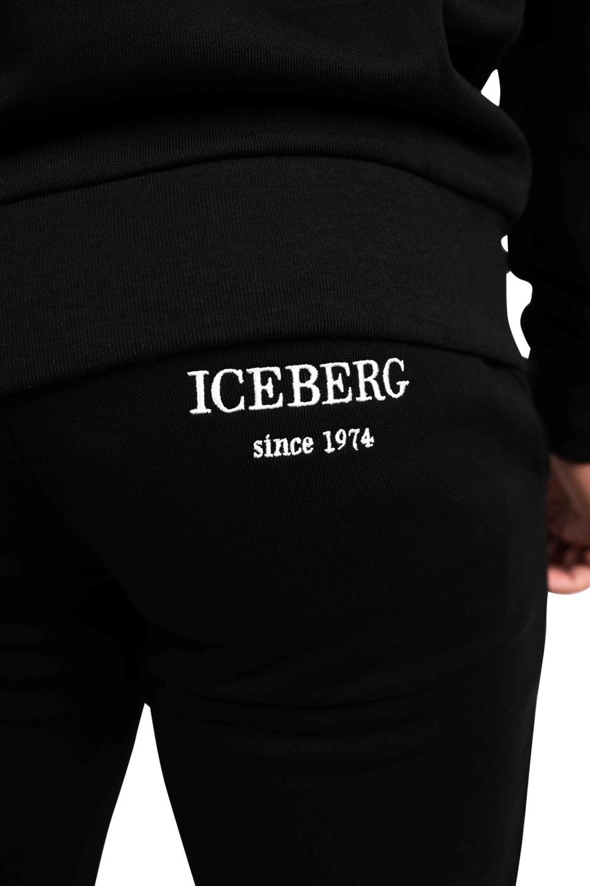 Iceberg F3 Pantalon Heren Zwart Zwart