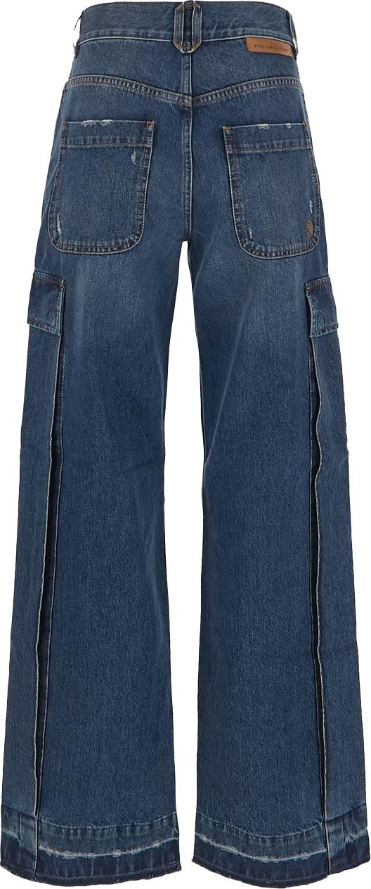 Stella McCartney Vintage Cargo Jeans Blauw