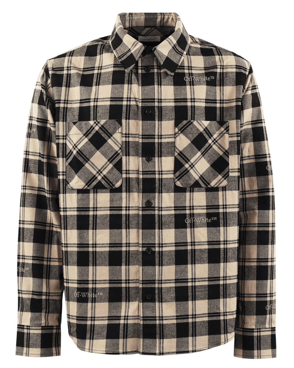 OFF-WHITE Check Flann Shirt Divers
