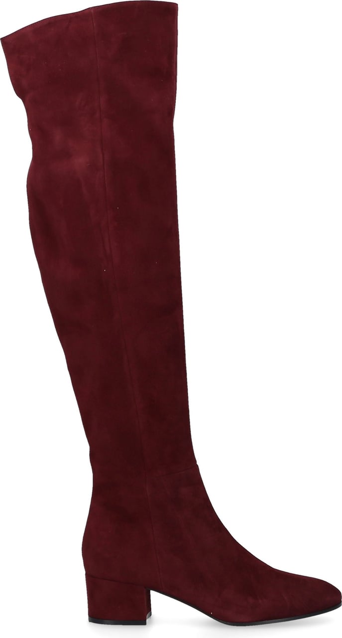 Gianvito Rossi Boots Rolling Mid Boot Suede Lugano Rood