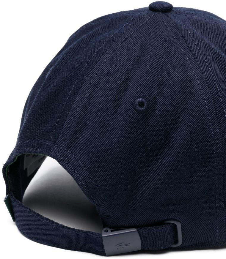 Lacoste casquette en coton Blauw