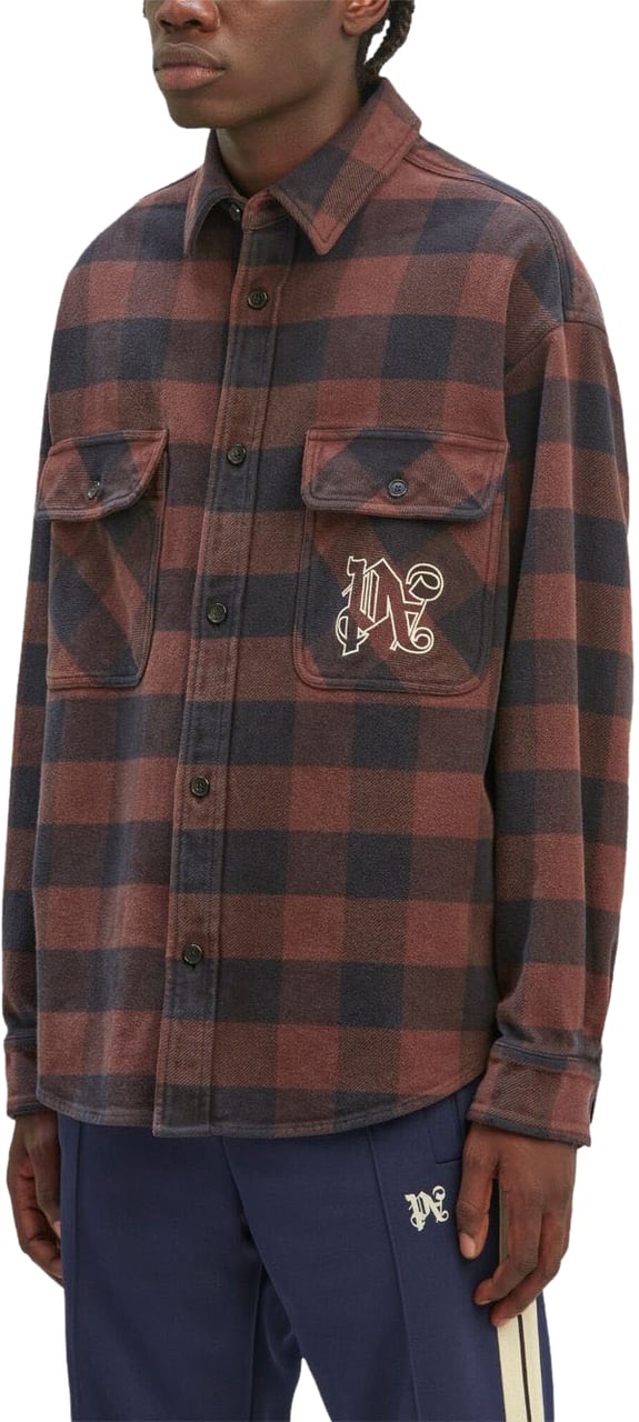 Palm Angels Shirts Brown Bruin