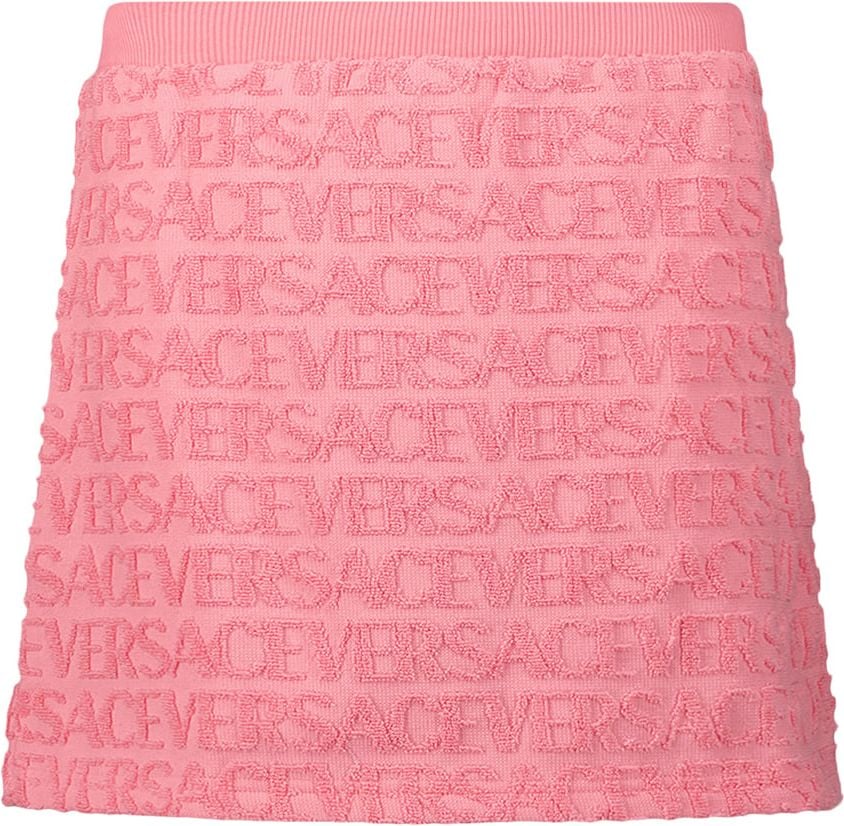 Versace Logo Skirt Roze