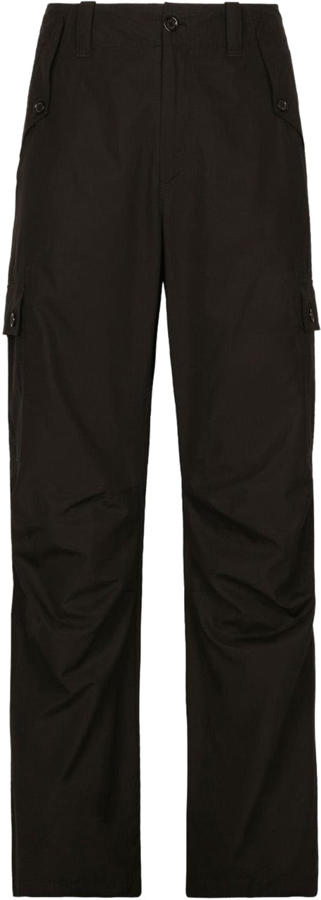 Dolce & Gabbana Cotton Cargo Trousers Zwart