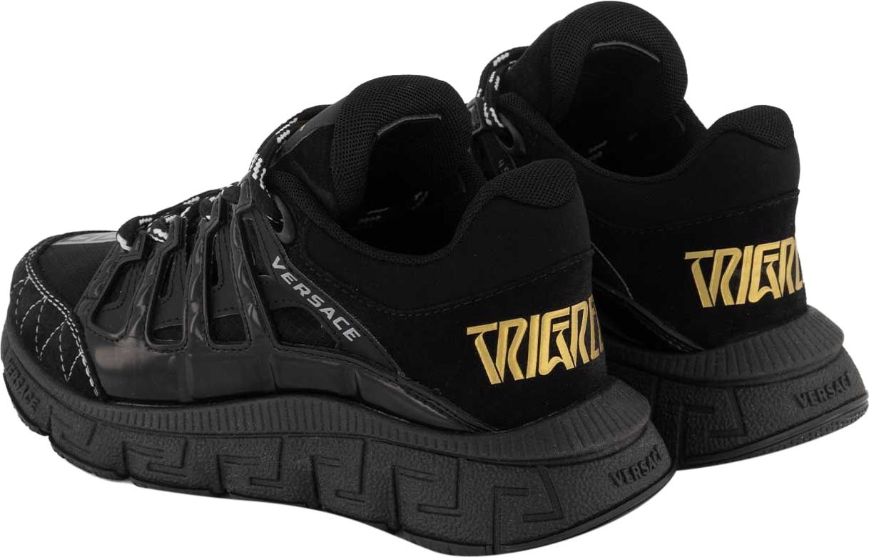 Versace Versace 1007482 1A04980 kindersneakers zwart Zwart