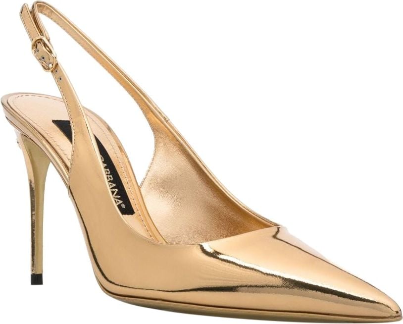 Dolce & Gabbana With Heel Golden Gold Goud