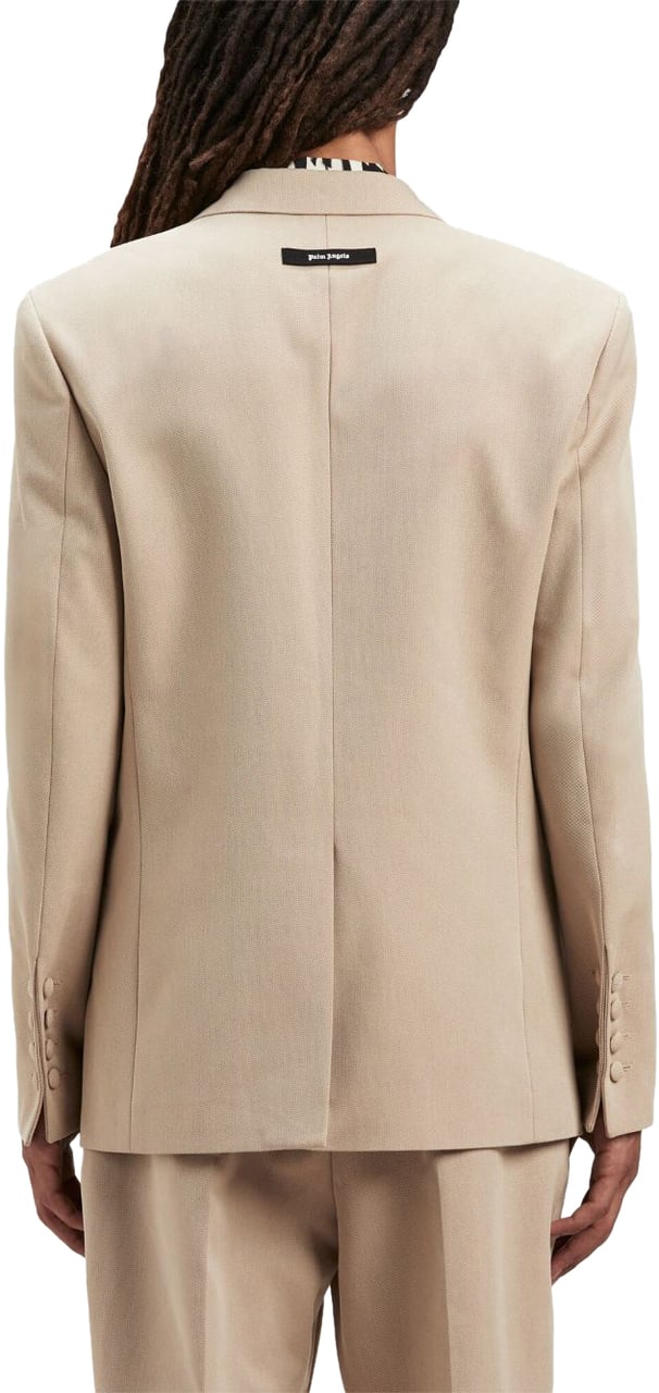 Palm Angels Palm Angels Cappuccino cotton blend blazer Beige