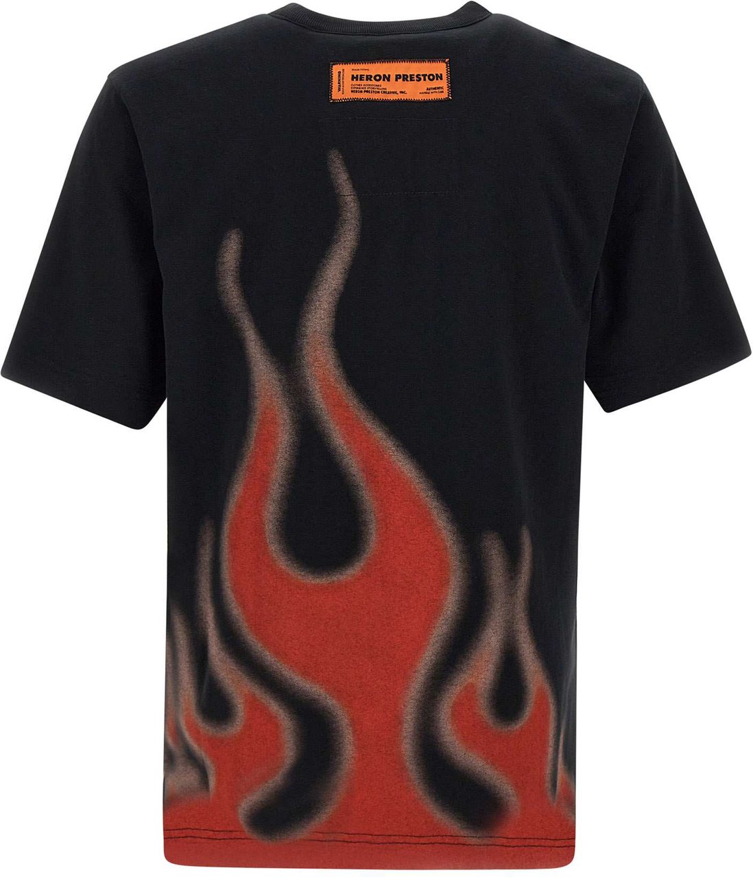 Heron Preston Heron Law Flames SS Tee Zwart