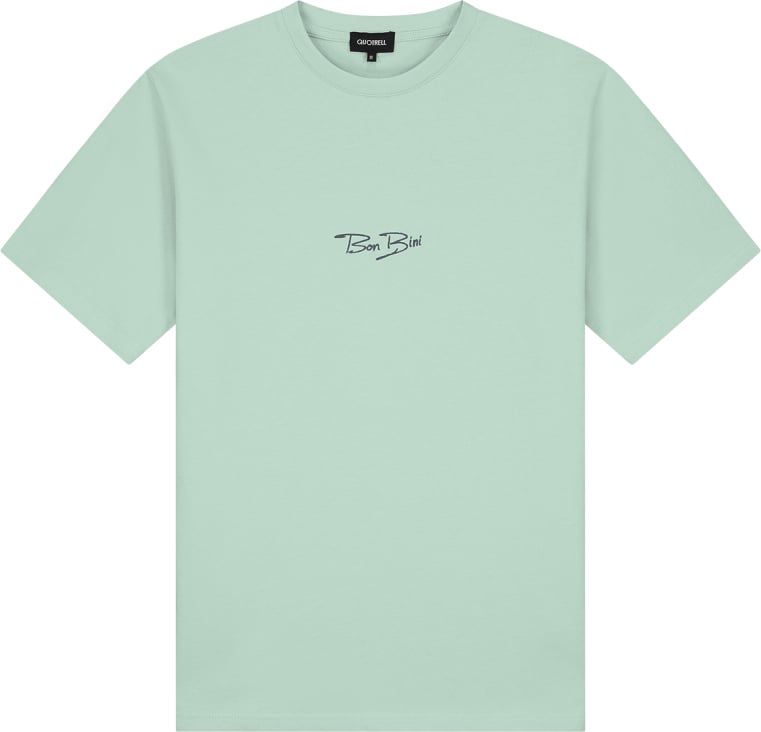 Quotrell Cura T-shirt | Mint / Silver Groen
