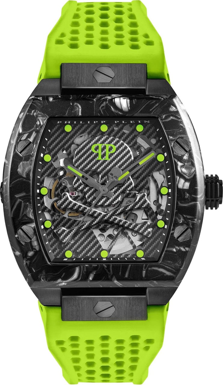 Philipp Plein PWBAA0822 The $keleton Sport Master horloge 44 mm Zwart