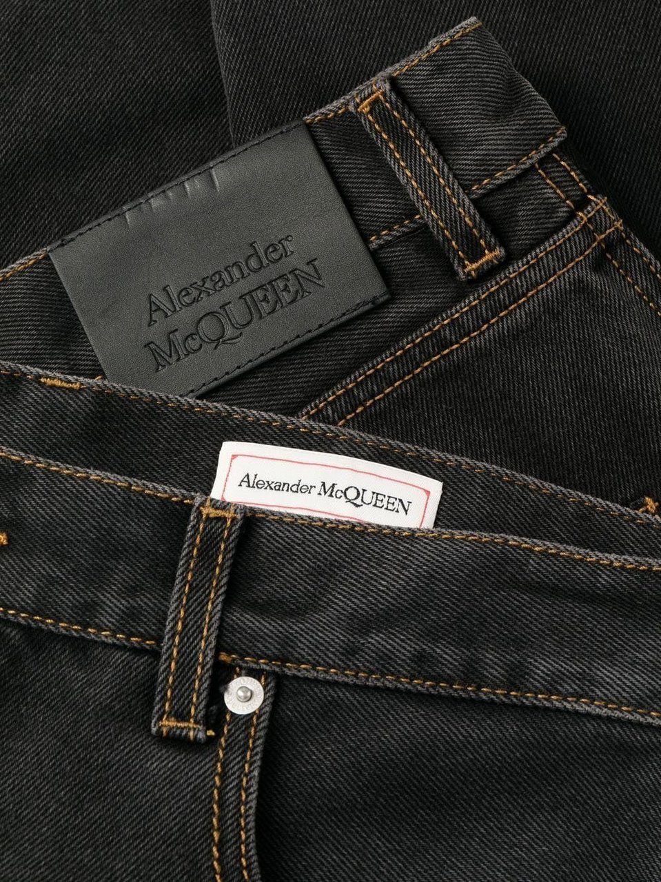 Alexander McQueen Jeans Black Zwart