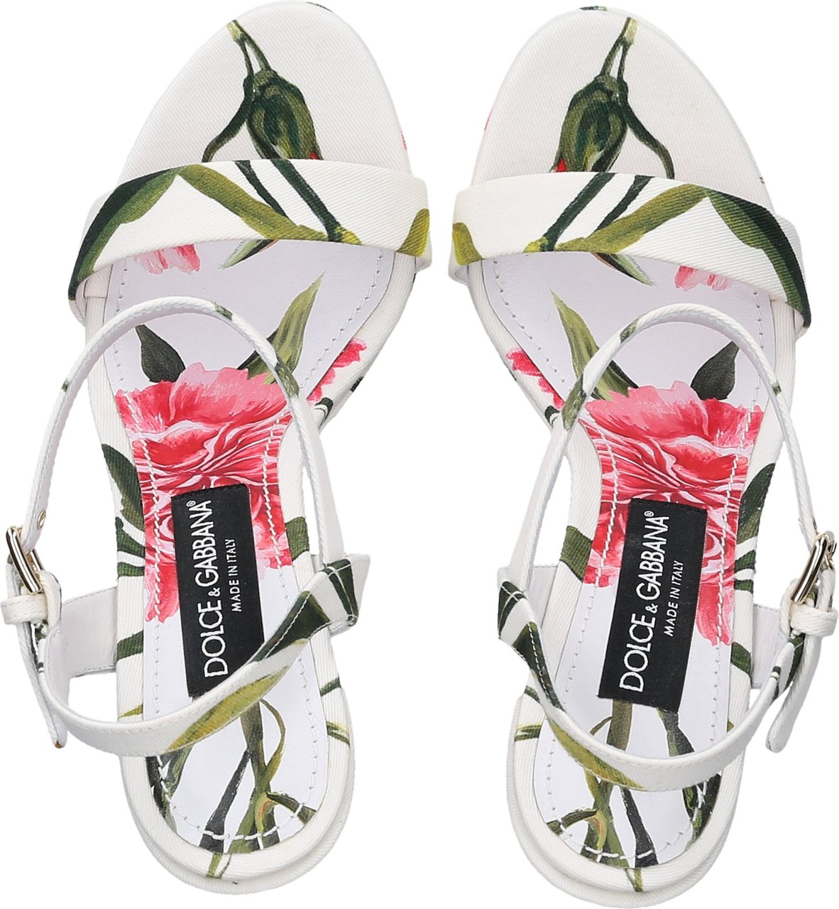 Dolce & Gabbana Sandals Al Textile Alena Wit
