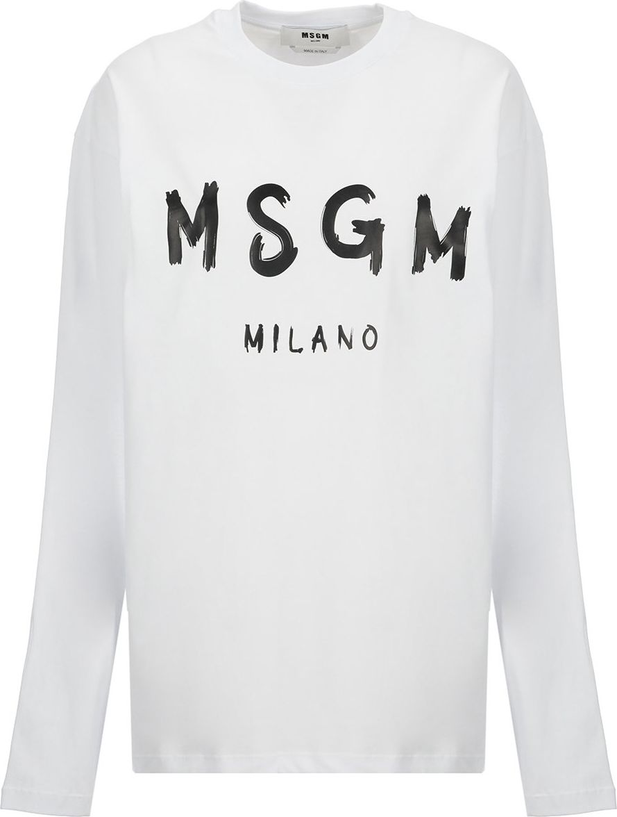 MSGM T-shirts And Polos Optical White Wit