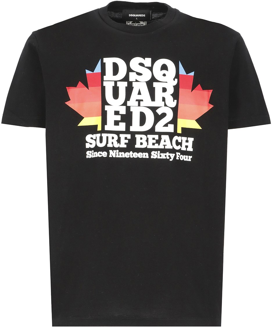 Dsquared2 T-shirts And Polos Black Zwart