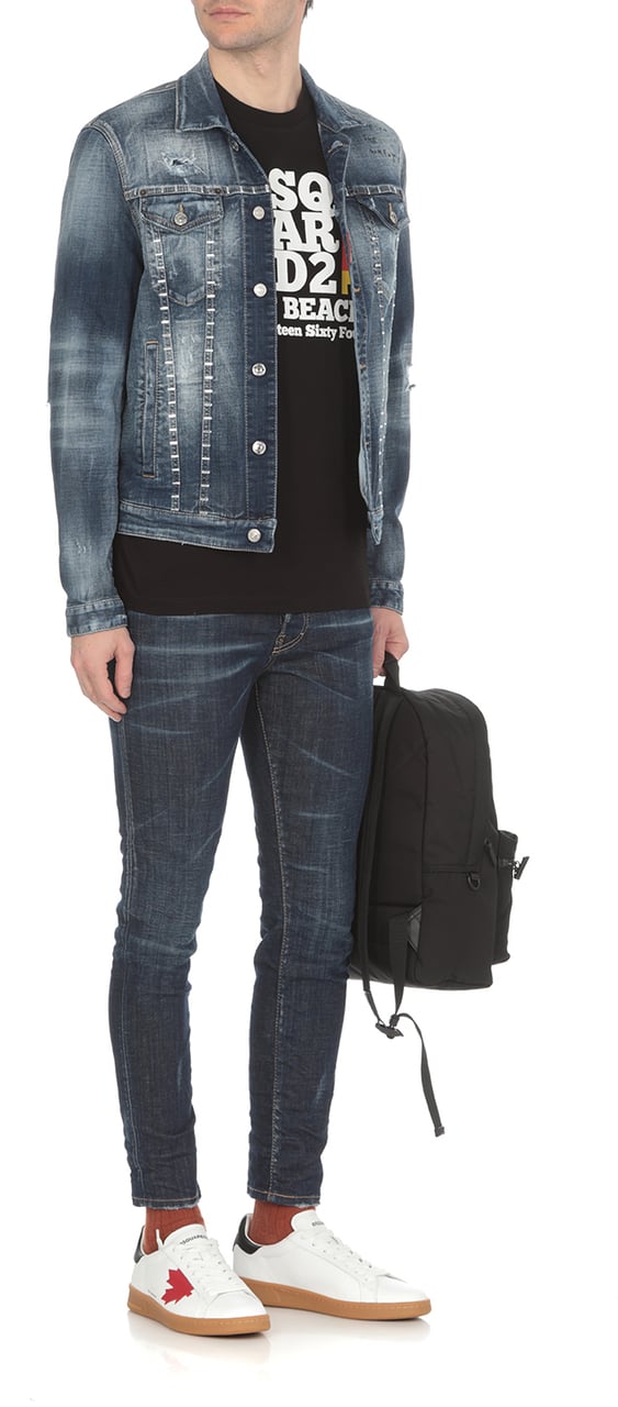 Dsquared2 T-shirts And Polos Black Zwart
