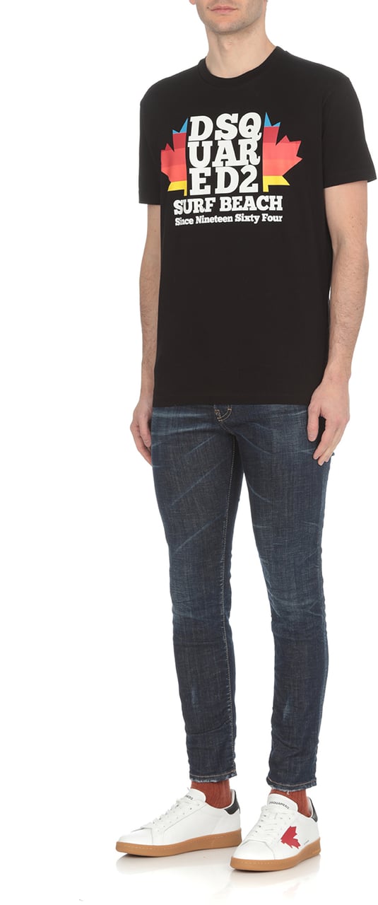 Dsquared2 T-shirts And Polos Black Zwart