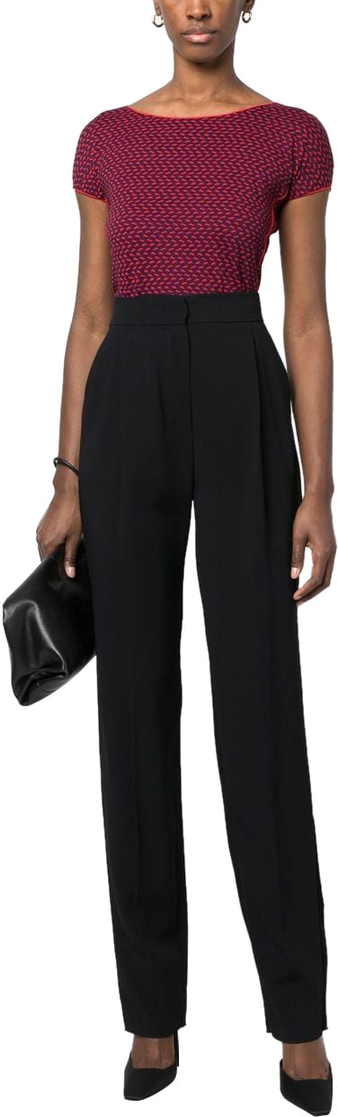 Emporio Armani Trousers Black Zwart