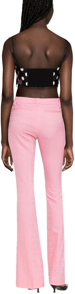 Versace Flared Trousers Roze