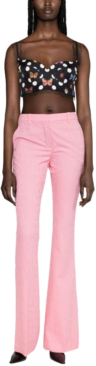 Versace Flared Trousers Roze