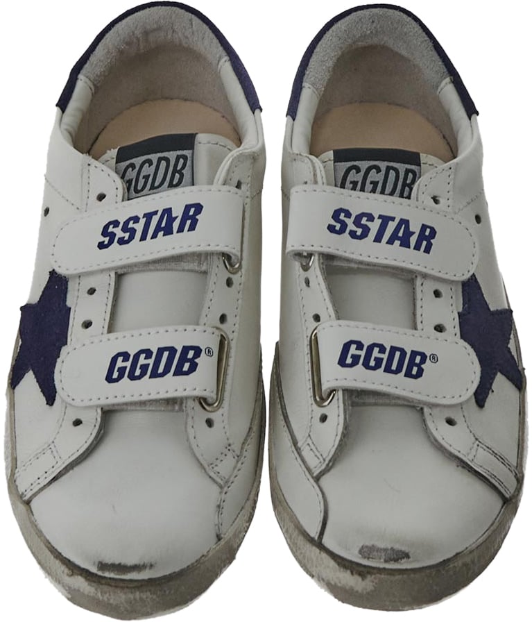 Golden Goose Old School Sneakers Wit