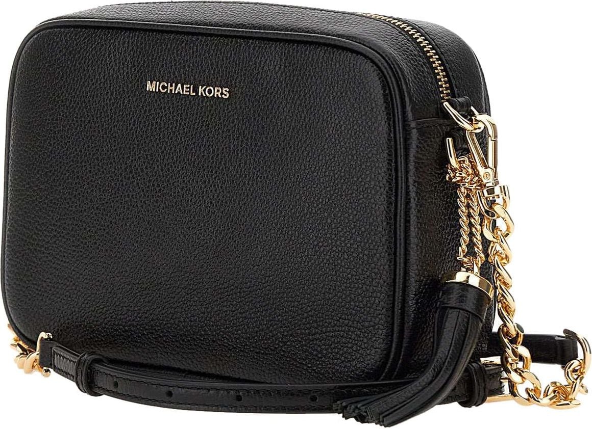 Michael Kors Medium Ginny Camera Bag Black Zwart