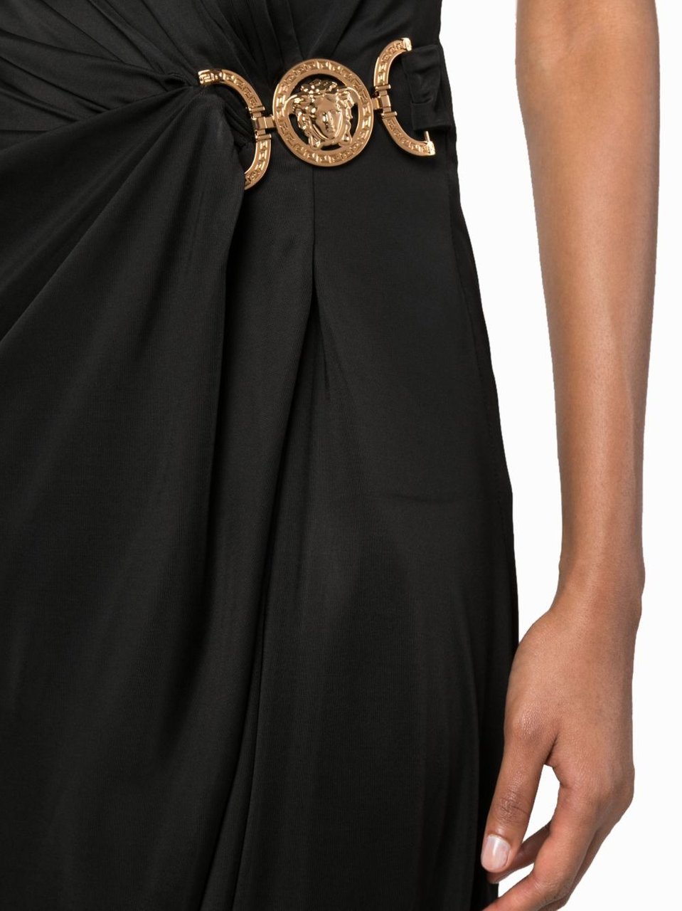 Versace Dresses Black Black Zwart