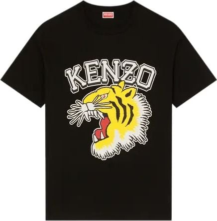 Kenzo Tiger Varsity Jungle T-Shirt Zwart