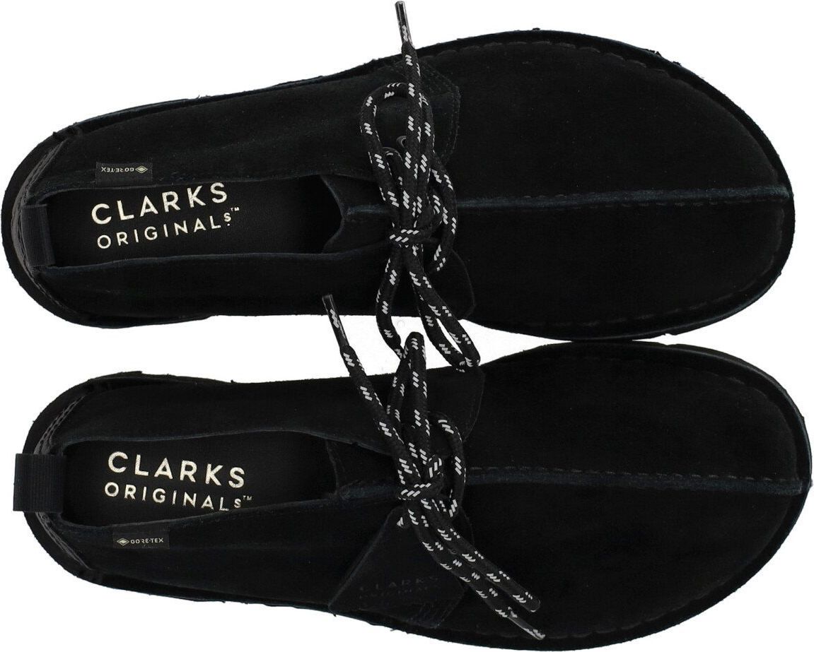 Clarks Original Desert Treck Gtx Black Ankle Boot Black Zwart